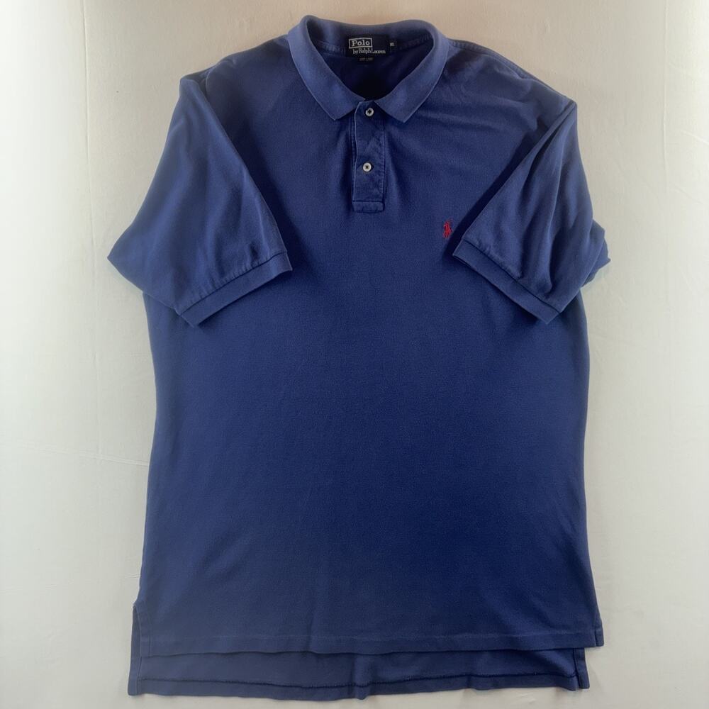 Polo Ralph‎ Lauren Polo Shirt Men’s Size XL Blue With Red Pony Ships Fast